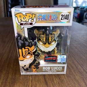 Funko Pop Plus Rob Lucci Black and Orange Vinyl Figure